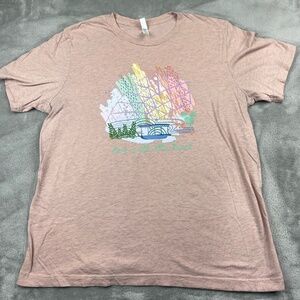 Disney Epcot Living w The Land Short Sleeve Tee Shirt Women's XL